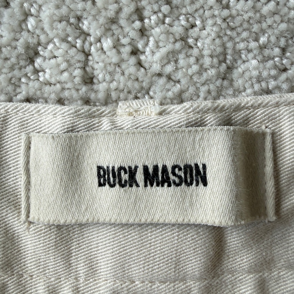 Buck Mason At Ease Chino Womens 29 Sand Straight Leg Cotton Utility Pants - Picture 5 of 16